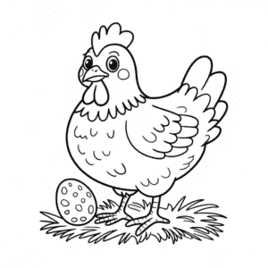 Dibujo de Linda Gallina para Colorear