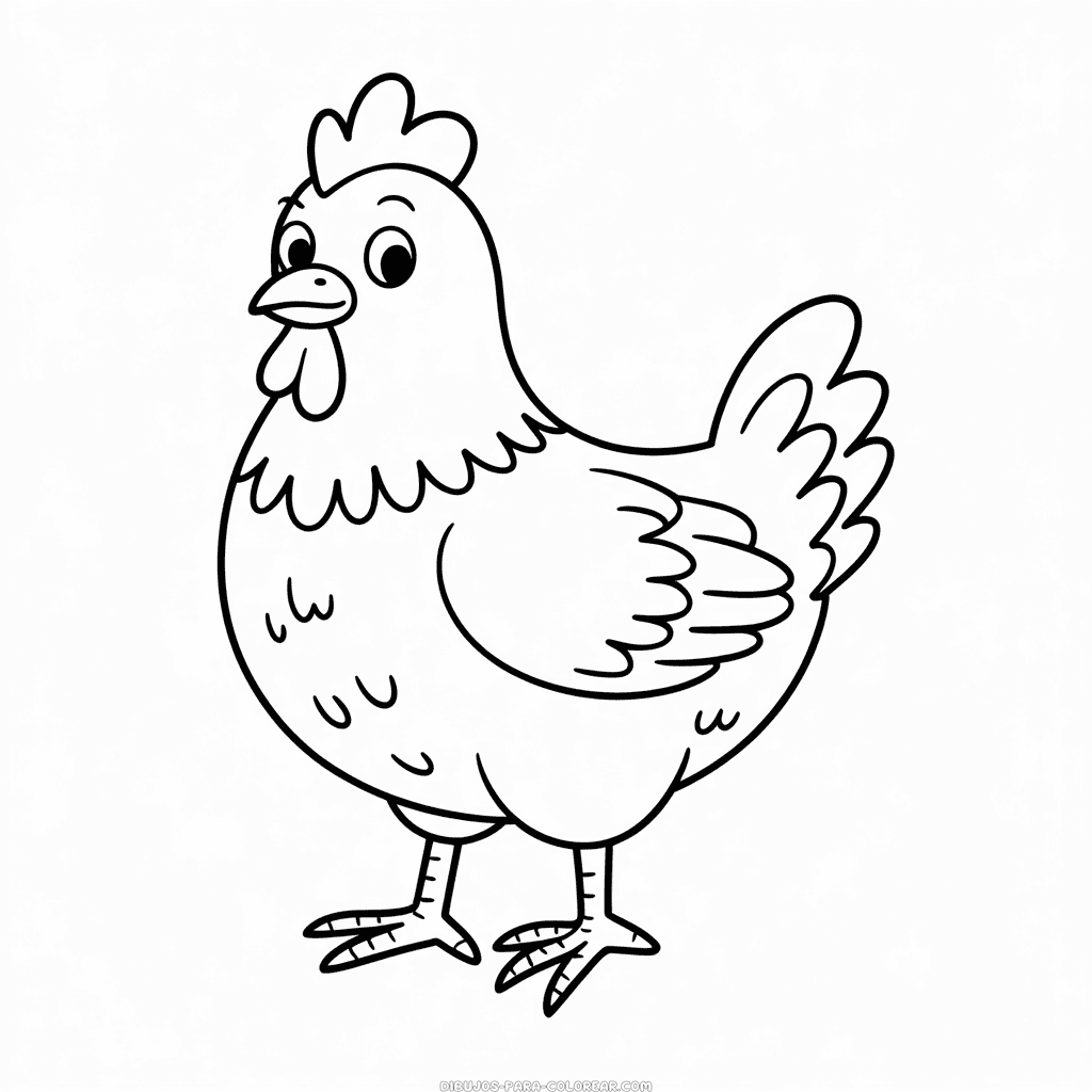 Dibujo de Linda Gallina para Colorear