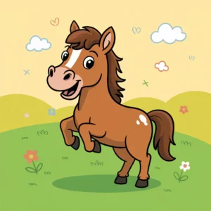 Dibujos de Caballos para colorear