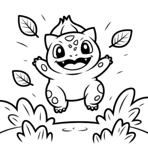 Dibujo de Bulbasaur para Niños para Colorear