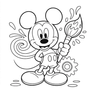 Dibujo de Epic Mickey para Colorear