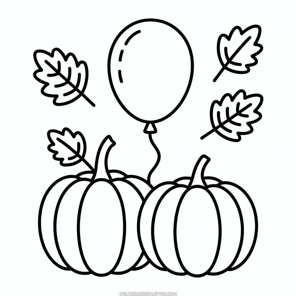 Dibujo de Festival de Otoño para Colorear