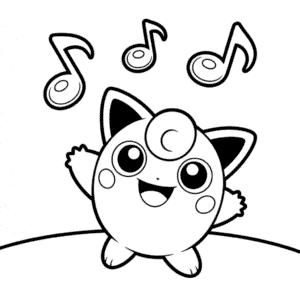 Dibujo de Jigglypuff para Colorear