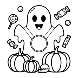 Dibujo de Mejor Halloween para Colorear
