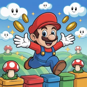 Dibujos de Mario para Colorear